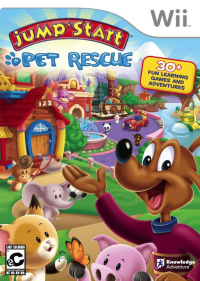 JumpStart Pet Rescue Wii US box art